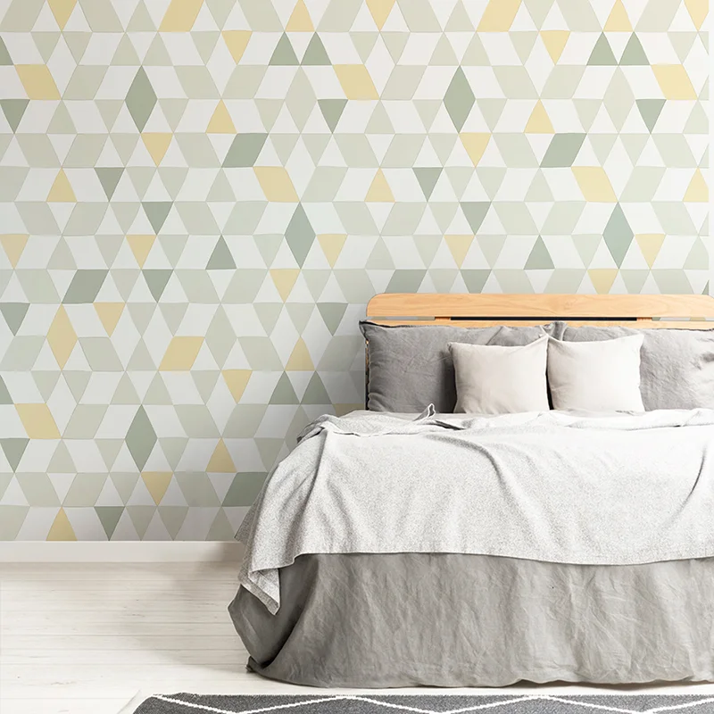 DWELLSINDIA Grey Geometric Self Adhesive Wall Grain Textured Wallpaper  1614 X 96 Inches Grey  Amazonin Home Improvement